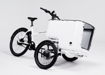 AKTION Butchers & Bicycles MK1-E Gen.3 Vario, Bosch CX Gen4 / white/white mit T&uuml;re inkl. Kindersitz, Handschuhfach & Wetterzelt Produktbild 1