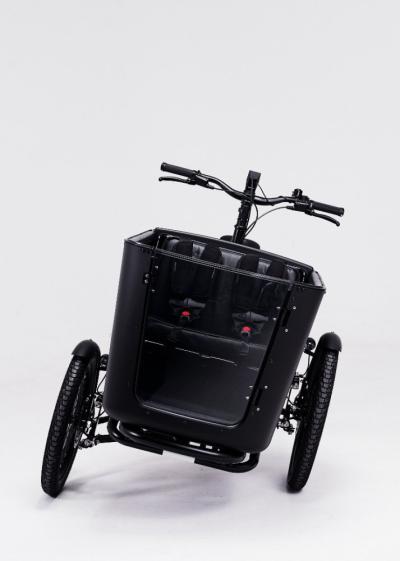 AKTION Butchers & Bicycles MK1-E Gen.3 Vario, Bosch CX Gen4 / black-black mit T&uuml;re inkl. Kindersitz, Handschuhfach & Wetterzelt Produktbild 1