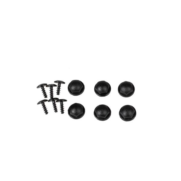 ORTLIEB Schrauben-Set asphalt - black