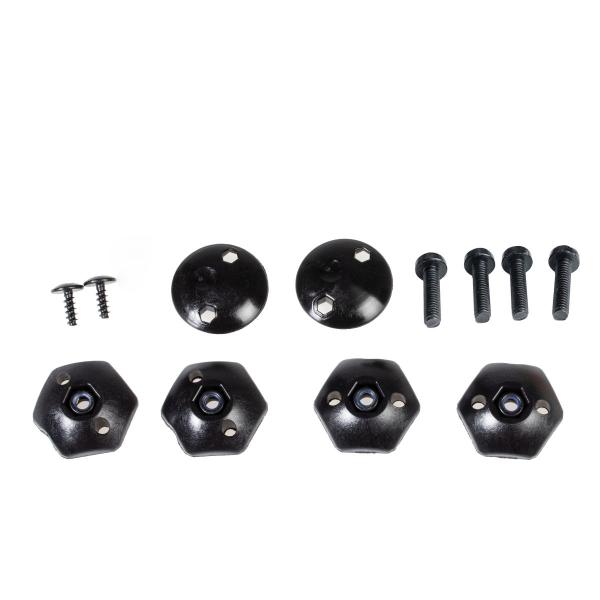 ORTLIEB Schrauben-Set asphalt - black