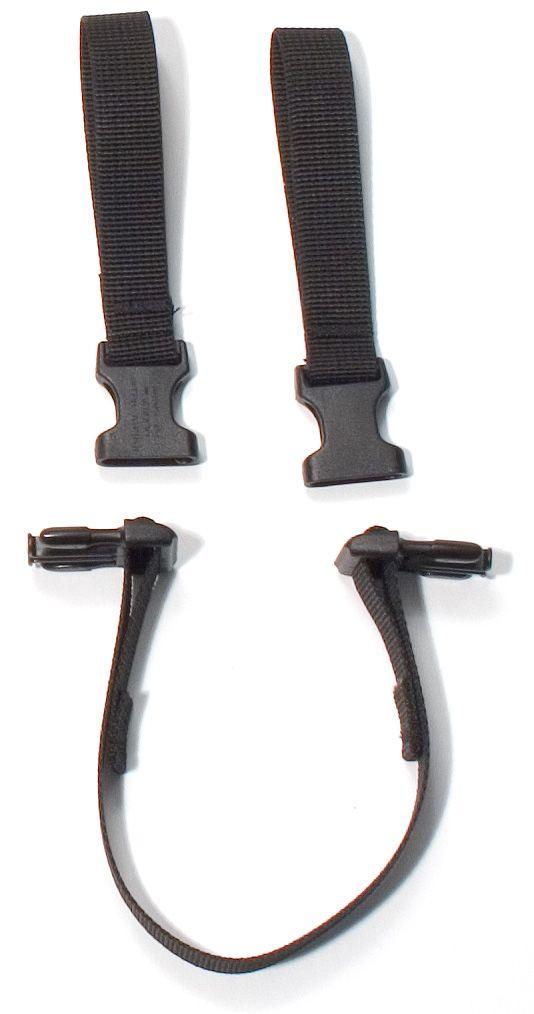 ORTLIEB SADDLE-BAG Fastening Straps black