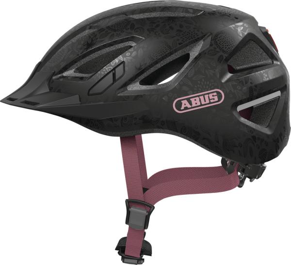ABUS URBAN-I 3.0 flower art M black  