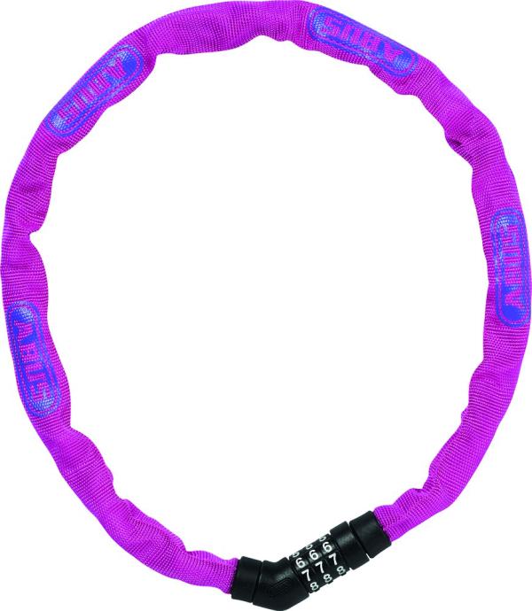 Abus Kettenschloss 4804C/75 Code ohne Halter pink 