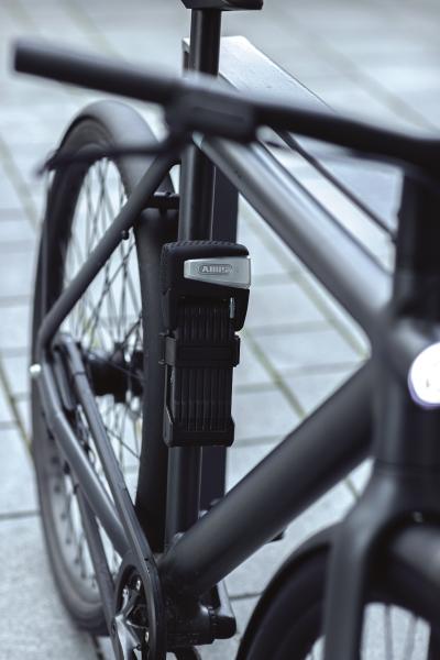 Abus Faltschloss Bordo SmartX 6500A/110 mit Halter SH 6500/110 schwarz  Produktbild 3