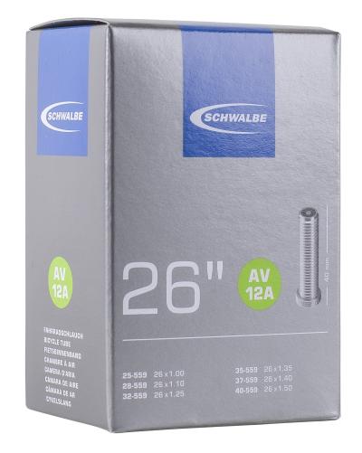 Schwalbe Schlauch AV12A 26" 25/40-559 Autoventil  Produktbild 1