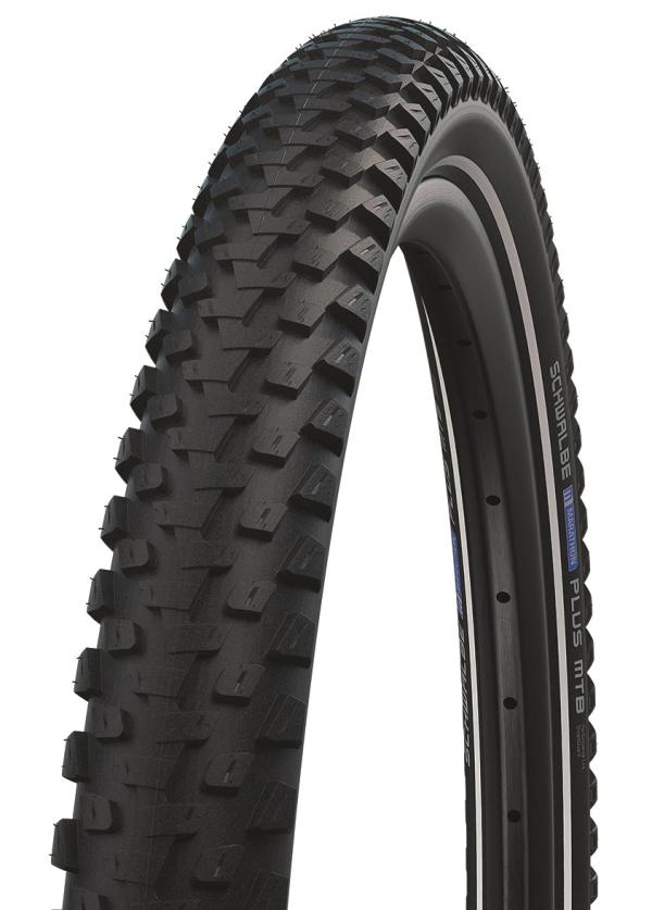 Schwalbe Pneu Marathon Plus MTB 27.5x2.10 Starr mit Reflexstreifen black 