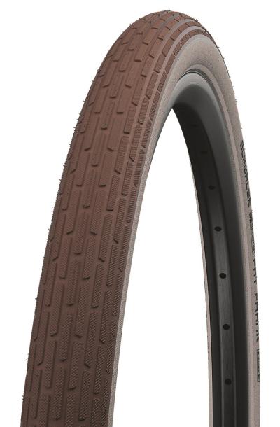 Schwalbe Pneu Fat Frank 28x2.00 Starr mit Reflexstreifen brown  Produktbild 1