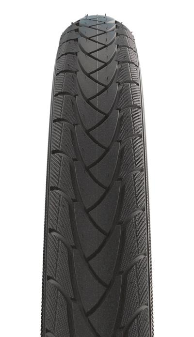 Schwalbe Pneu Marathon Plus 700x25C Starr mit Reflexstreifen black  Produktbild 1