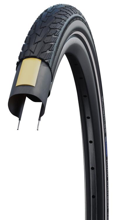 Schwalbe Pneu Road Cruiser 26x1.75 Starr mit Reflexstreifen black  Produktbild 3