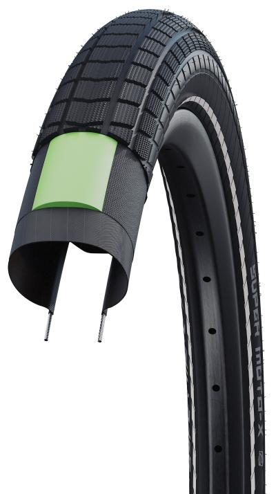 Schwalbe Pneu Super Moto-X 27.5x2.40 Starr mit Reflexstreifen black  Produktbild 2