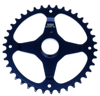 Shimano Kettenblatt STEPS SM-CRE50 44 Z&auml;hne 46.5 mm Kettenlinie mit doppeltem Hosenschutz  Produktbild 1