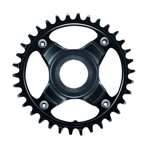 Shimano Kettenblatt STEPS SM-CRE80 34 Z&auml;hne 53 mm Kettenlinie 12-Gang schwarz 