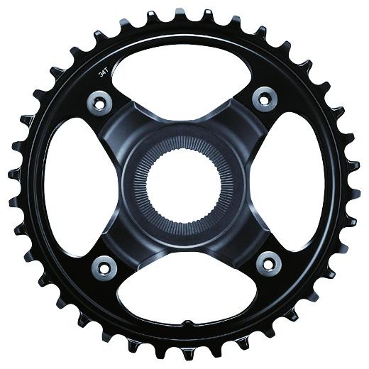 Shimano Kettenblatt STEPS SM-CRE80R 47 Z&auml;hne 50 mm Kettenlinie schwarz 