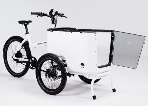 Butchers & Bicycles MK1 Gen3 eVario White/White mit Türe Modell:2023 inkl. Handschuhfach und Kindersitz